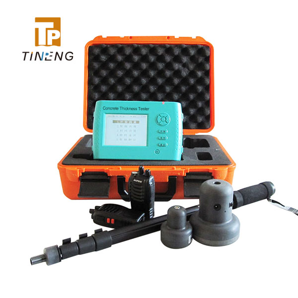 Concrete thickness tester