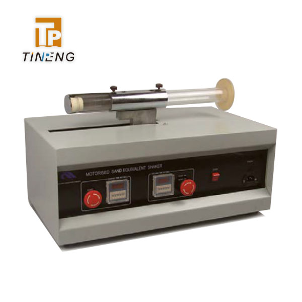 Motorised sand equivalent shaker