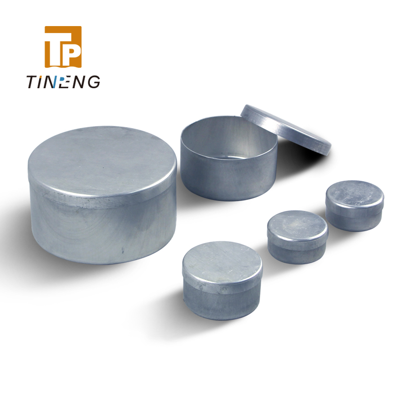 Aluminum soil sample container