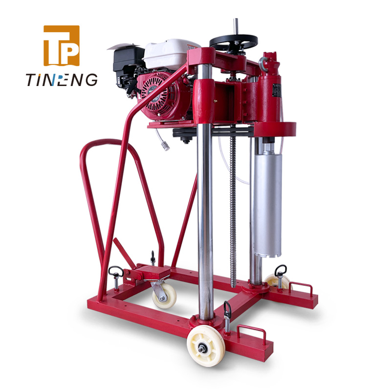 Pavement core drilling machine