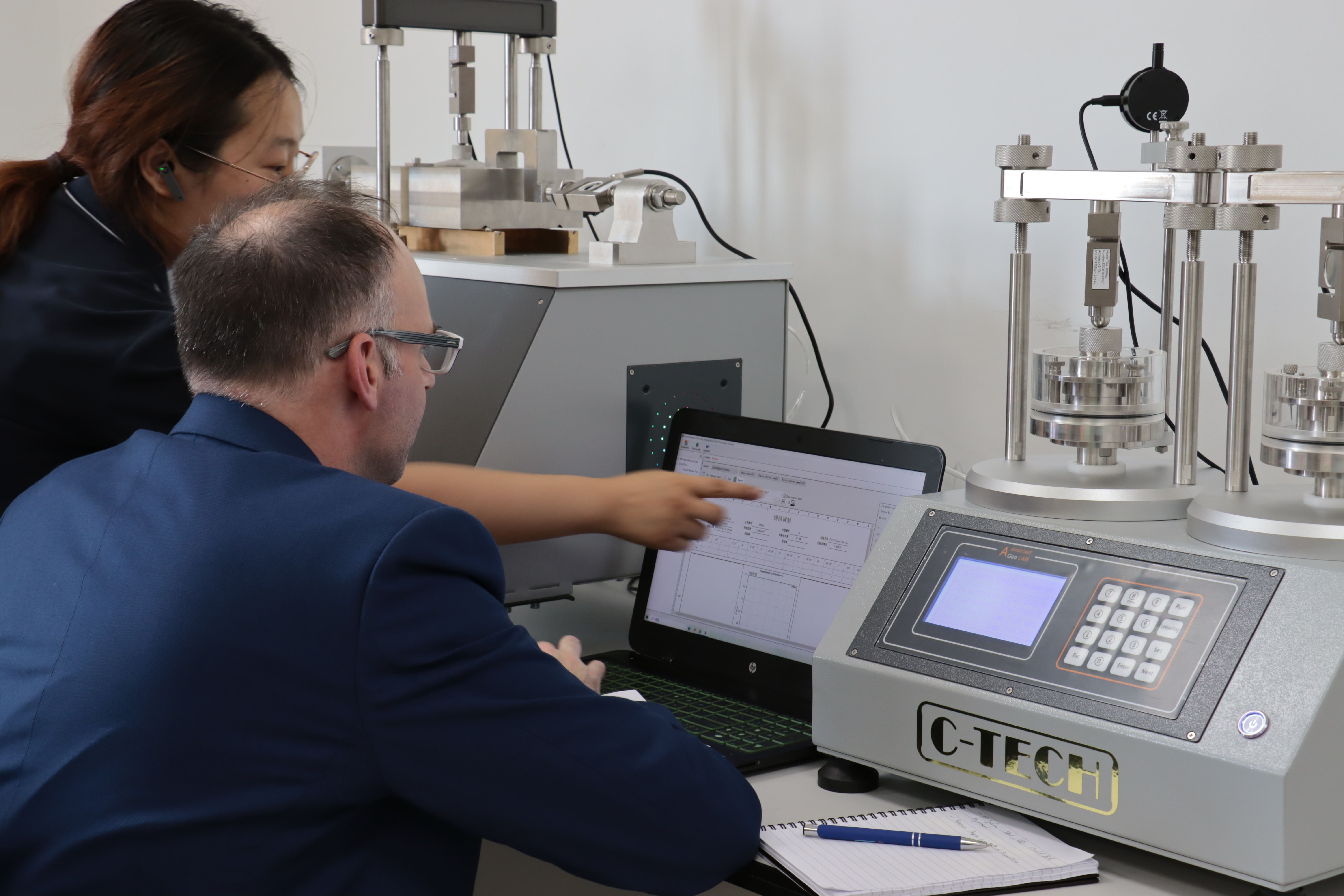 Queen's University Belfast Expert Explores Advanced Testing Systems During Technical Visit