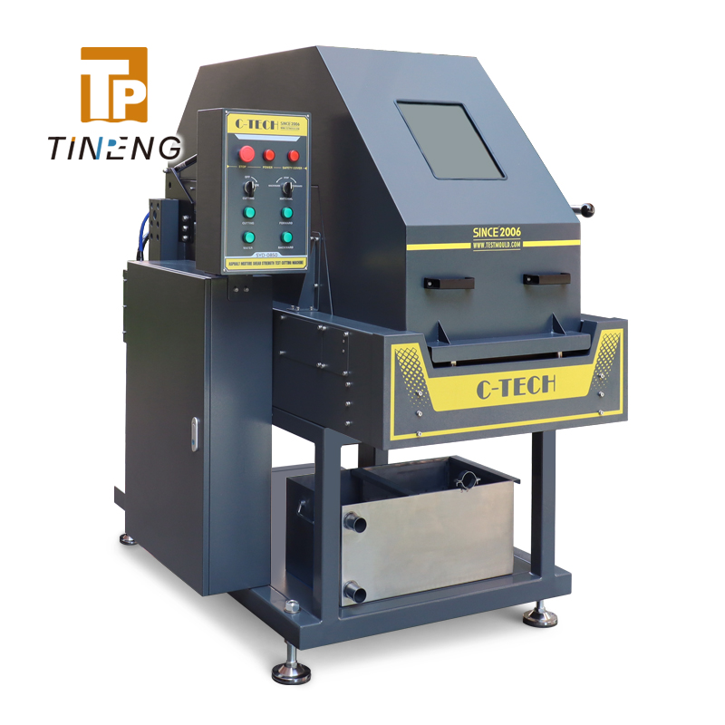 Asphalt mixture shear strength test cutting machine