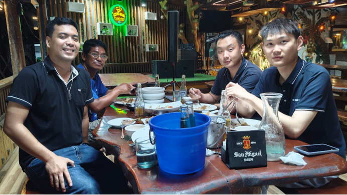 Sharing a dinner together after the training, strengthening friendship and building a lasting partnership beyond business..png