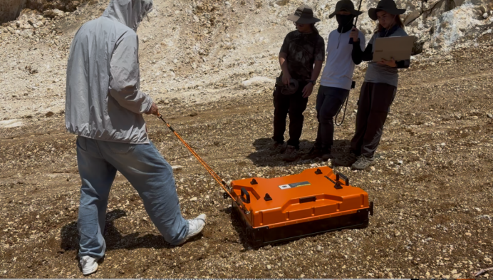 Field training with the 100 MHz Shielded GPR as our engineer performs the survey while the customer monitors real-time radar data and evaluates the results..png